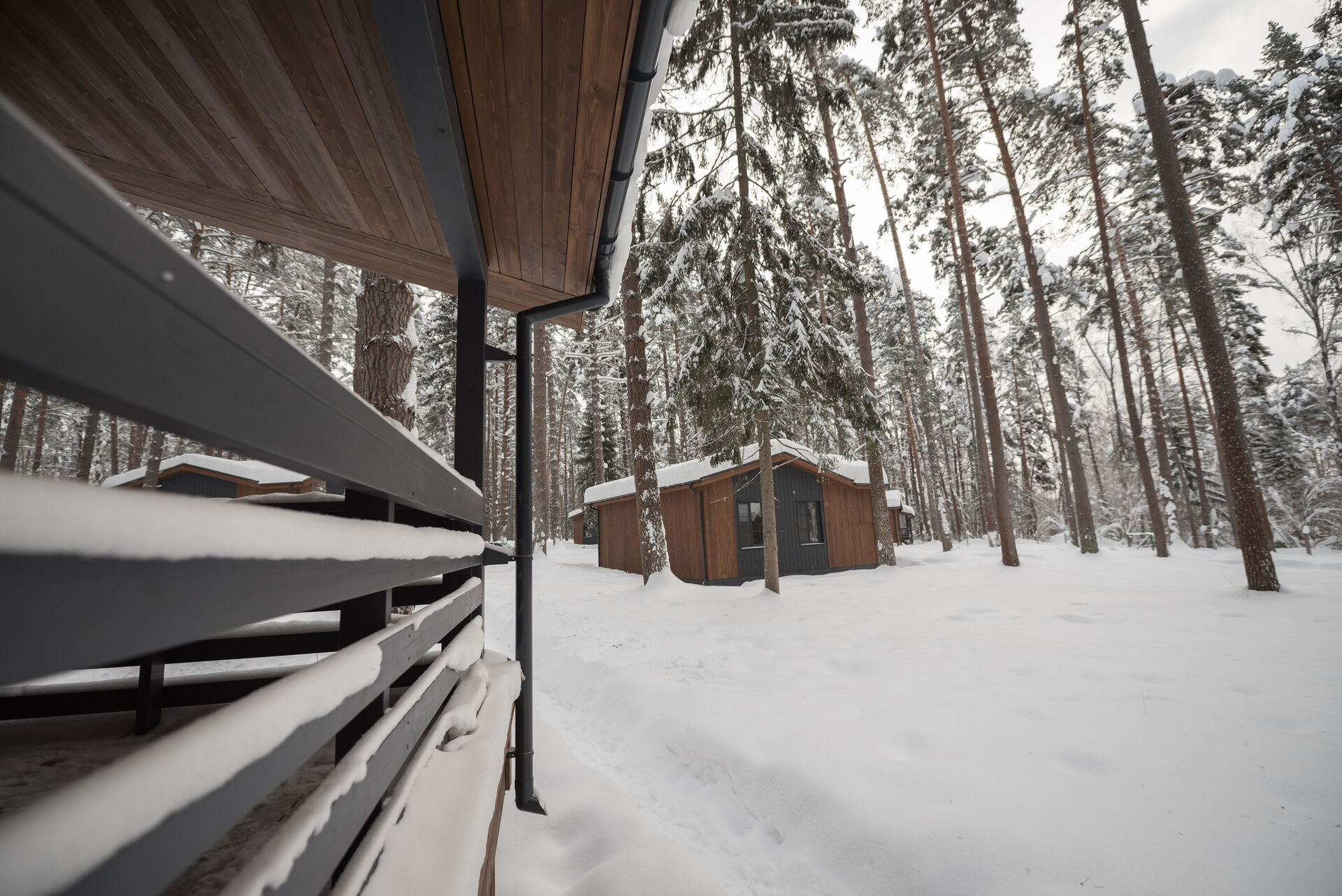 terrace winter view
